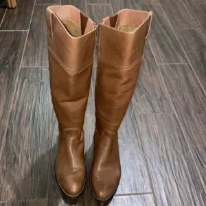 COPY - Corso Como tan brown round toe knee high flat boots size 9