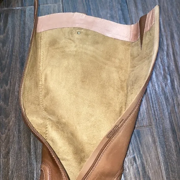 COPY - Corso Como tan brown round toe knee high flat boots size 9