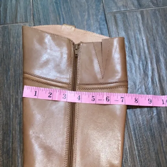 COPY - Corso Como tan brown round toe knee high flat boots size 9
