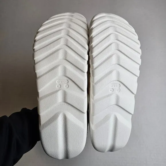 Crocs Duet Max II Clogs Size Men's 12 Shitake Water Shoes Adjustable Straps