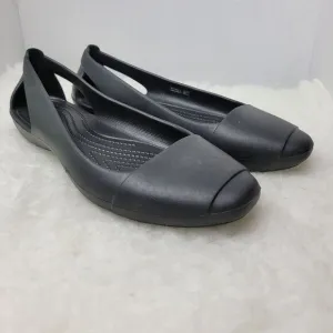 Crocs Sienna Flat Low Top Rubber Shoes Womens Shoes Size 10
