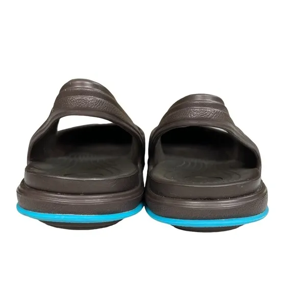Crocs Tone Skylar Slingback Flats Brown/Blue Womens Size‎ 9
