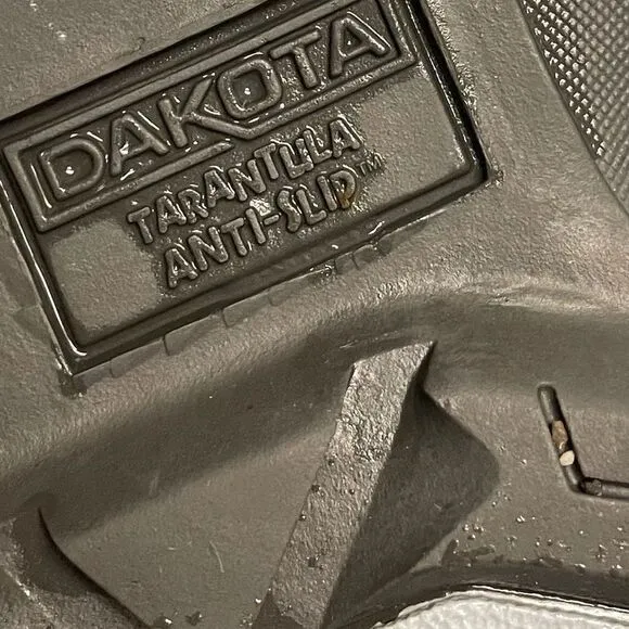 DAKOTA Men’s Steel Toe Lace Up Work Ankle Boots Protective Footwear Gray 8 EE