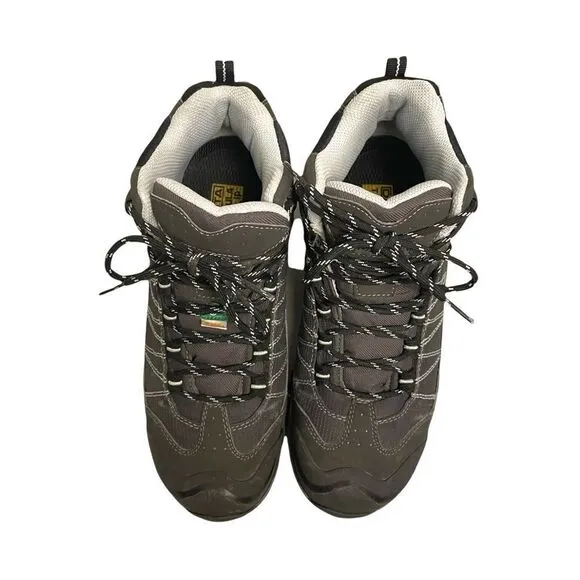 DAKOTA Men’s Steel Toe Lace Up Work Ankle Boots Protective Footwear Gray 8 EE