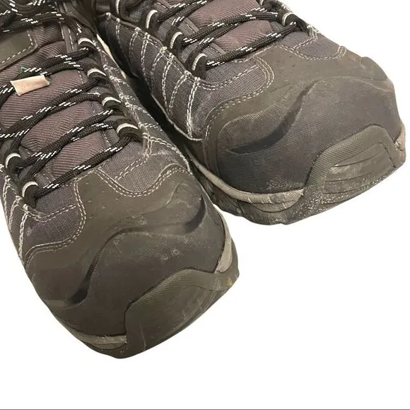 DAKOTA Men’s Steel Toe Lace Up Work Ankle Boots Protective Footwear Gray 8 EE