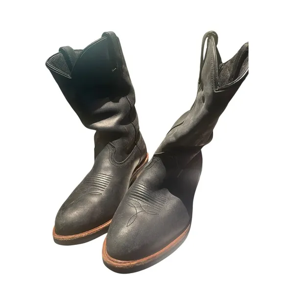 Dan Post Mens Albuqueque Waterproof Work Boots Leather Black - 11.5 EW