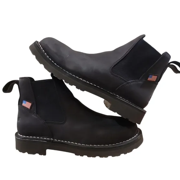 Danner Black Bull Run Chelsea Boots Women's Size 9