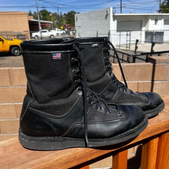 Danner Black Tactical Boots Lace-Up Durable