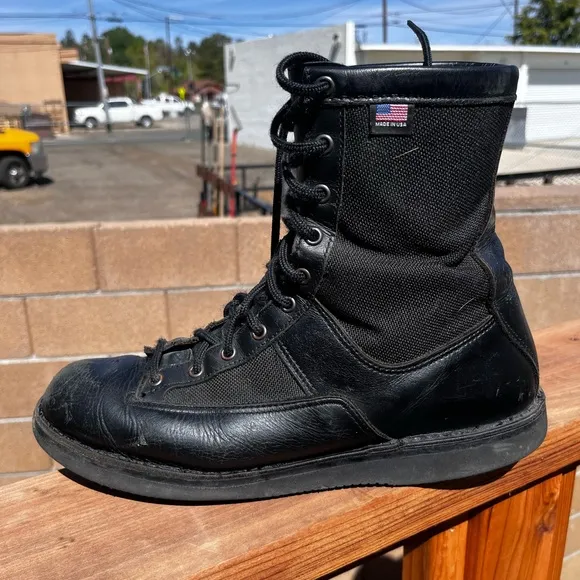 Danner Black Tactical Boots Lace-Up Durable