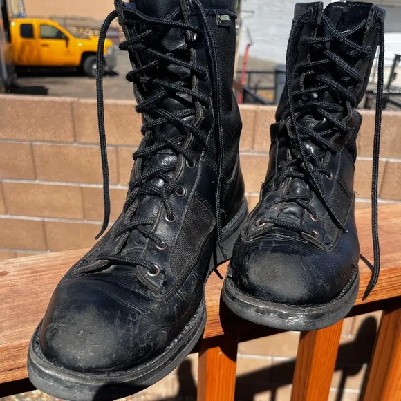 Danner Black Tactical Boots Lace-Up Durable