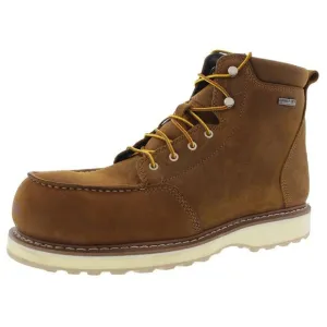 Danner Mens Cedar River Brown Leather Moc Work &amp; Safety Boots Shoes NWOB