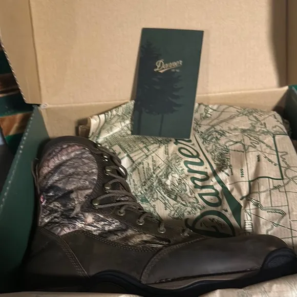 Danner Men's Pronghirn Brown Mossy Oak Camo Rugged Outdoors Boots