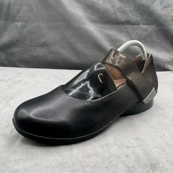 Dansko Audrey Shoes‎ Women’s Sz EU 36 Leather Black Mary Jane Flat