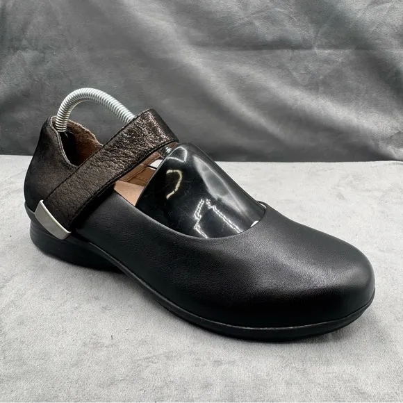 Dansko Audrey Shoes‎ Women’s Sz EU 36 Leather Black Mary Jane Flat
