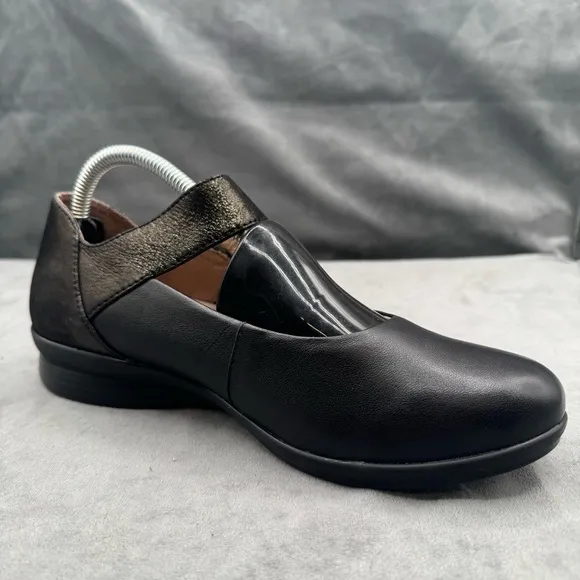 Dansko Audrey Shoes‎ Women’s Sz EU 36 Leather Black Mary Jane Flat