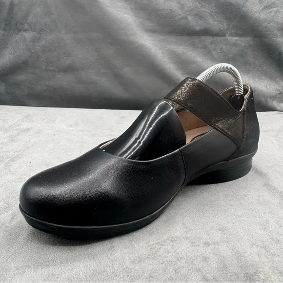 Dansko Audrey Shoes‎ Women’s Sz EU 36 Leather Black Mary Jane Flat