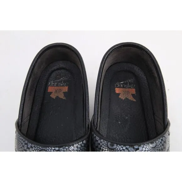 Dansko Geometric Clogs Shoes Slip On Women's Sz 40 Us 9.5-10