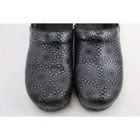 Dansko Geometric Clogs Shoes Slip On Women's Sz 40 Us 9.5-10