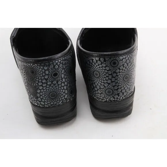 Dansko Geometric Clogs Shoes Slip On Women's Sz 40 Us 9.5-10