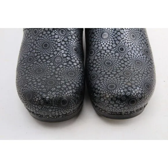 Dansko Geometric Clogs Shoes Slip On Women's Sz 40 Us 9.5-10