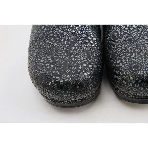 Dansko Geometric Clogs Shoes Slip On Women's Sz 40 Us 9.5-10