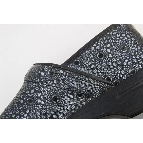 Dansko Geometric Clogs Shoes Slip On Women's Sz 40 Us 9.5-10
