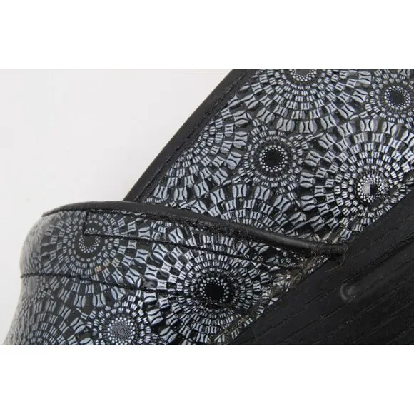 Dansko Geometric Clogs Shoes Slip On Women's Sz 40 Us 9.5-10