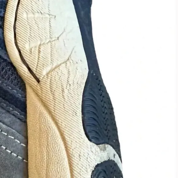 Dansko Henriette Navy Suede Leather Comfort Sneaker Walking Shoes 8.5 Women's