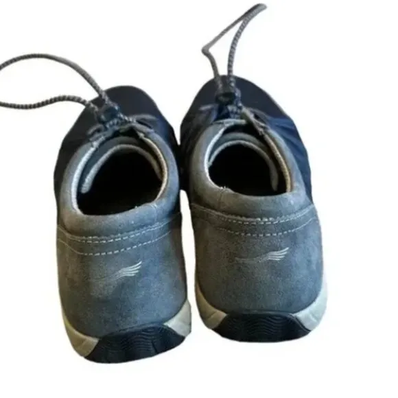 Dansko Henriette Navy Suede Leather Comfort Sneaker Walking Shoes 8.5 Women's