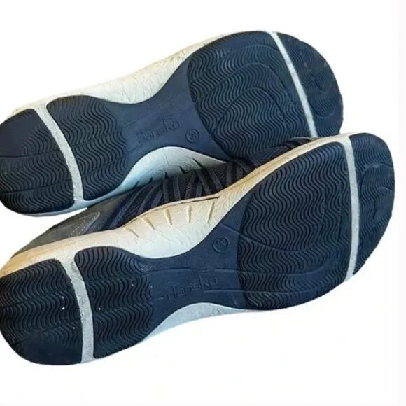 Dansko Henriette Navy Suede Leather Comfort Sneaker Walking Shoes 8.5 Women's