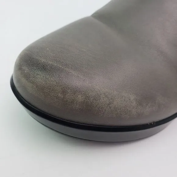 Dansko Jessica Womens Size EU 39 US 8.5-9 Gray Leather Slip On Clog Shoes
