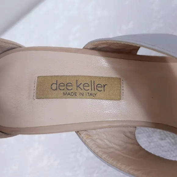 Dee Keller Maria Ankle Strap Stacked Heel Sandals