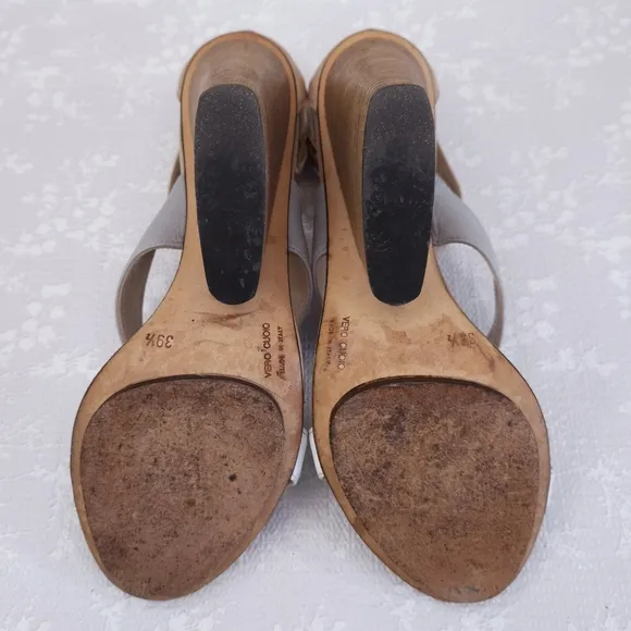 Dee Keller Maria Ankle Strap Stacked Heel Sandals