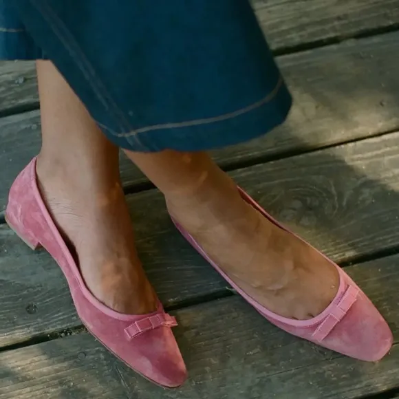 DÔEN Odette Ballet Flat in Dusty Pink Size EU 37 / US 6.5