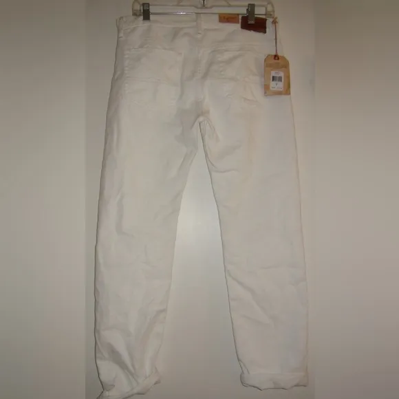 Denim &amp; Supply Ralph Lauren Edwards White Distressed Boyfriend Jeans