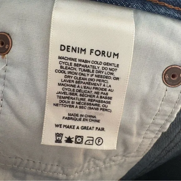 Denim Forum '90s Iggy Lo Rise Baggy Jeans Wide Leg Y2K Rigid Slouchy Skate 27