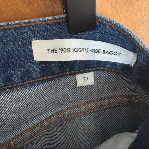 Denim Forum '90s Iggy Lo Rise Baggy Jeans Wide Leg Y2K Rigid Slouchy Skate 27