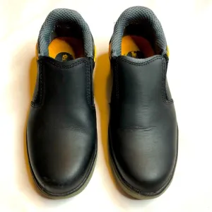 DeWalt black plasma slip on aluminum toe shoes