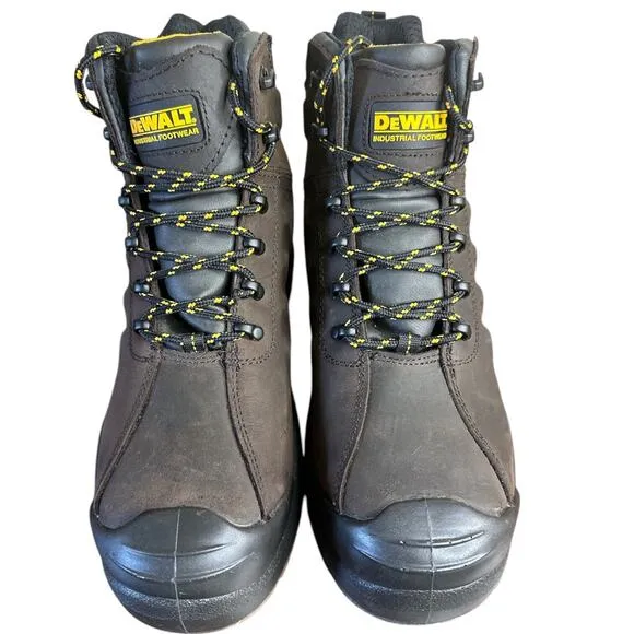 DeWALT Men's Hadley Steel Toe Waterproof Work Boots Dark Brown 11 M NEW