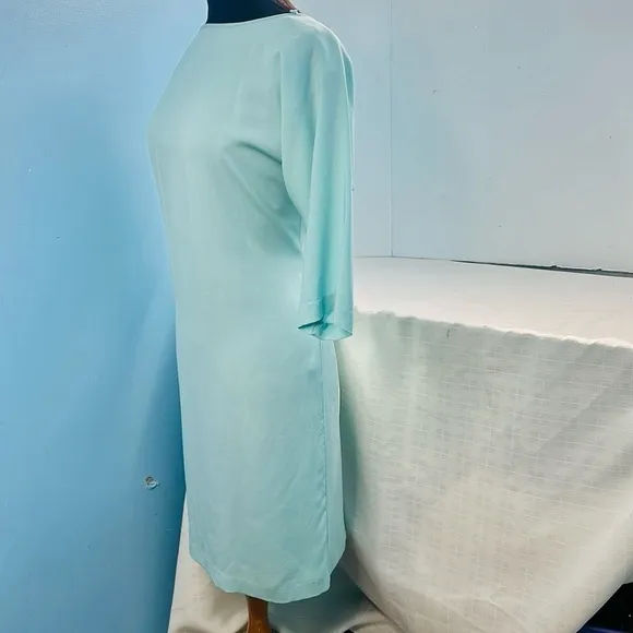 Diane von Furstenberg 2 Maja Two Belted Dress worn by Kate Middleton Seaglass