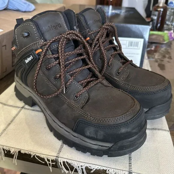 Diehard‎ Mens Squire Brown Work &amp; Safety Boots Shoes 9 2EW DH50200