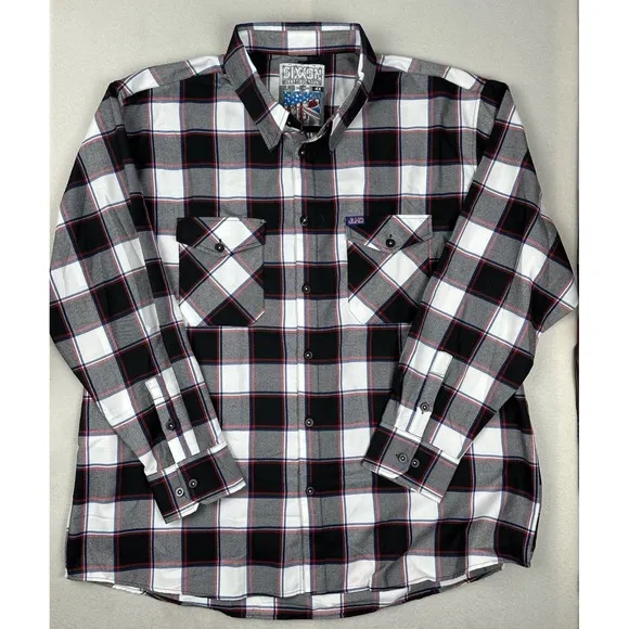 Dixxon/JLHD HD Colab Boat Tail Flannel Men's 4XL
