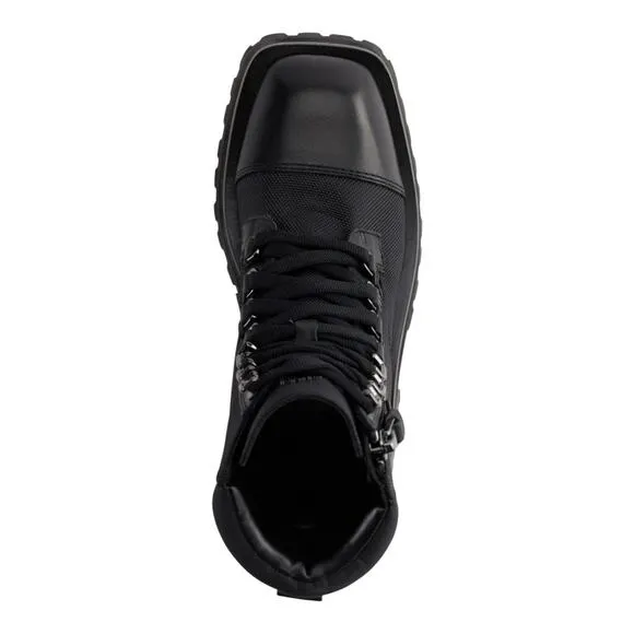 DKNY Women's River Lug Sole Combat Boots Black Size 10