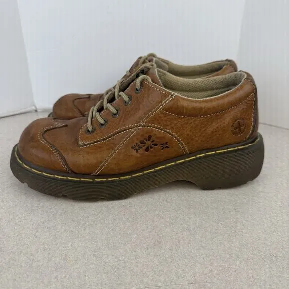 DOC Dr Martens Vintage 90s Y2K Daisy 12280 Women's 9 Leather Oxford Chunky Shoes