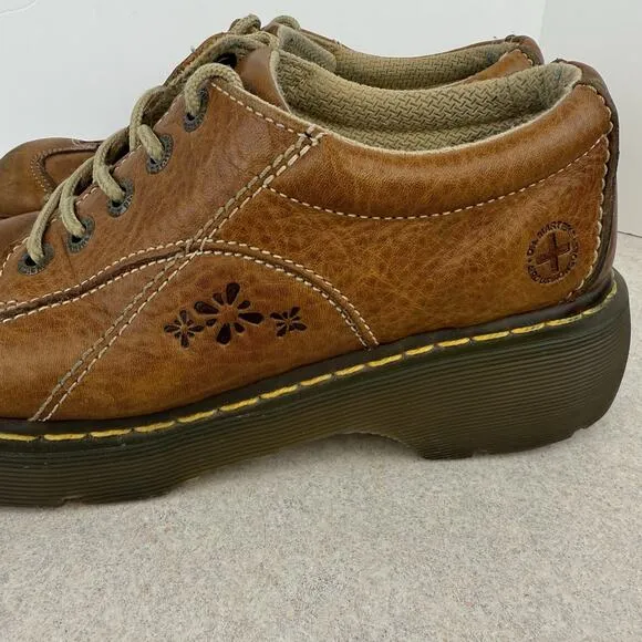 DOC Dr Martens Vintage 90s Y2K Daisy 12280 Women's 9 Leather Oxford Chunky Shoes