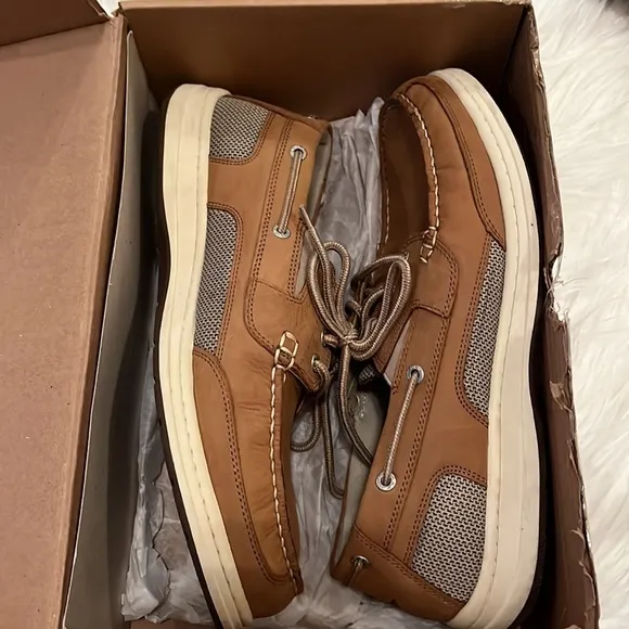 Dockers Beacon Leather Casual Classic Boat Shoe Never Wet