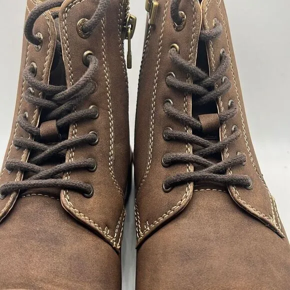 Dockers Mens Rawls Rugged Lace-up Synthetic Leather Lugged Sole Cap Toe Boot M13