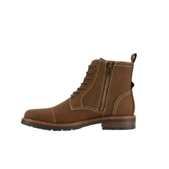 Dockers Mens Rawls Rugged Lace-up Synthetic Leather Lugged Sole Cap Toe Boot M13