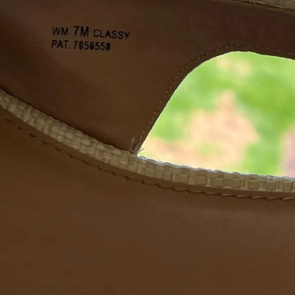 Dolce Vita cream tan rattan wicker classy pointed toe flat shoes NWT