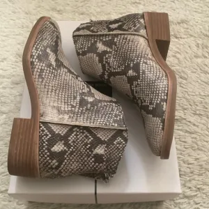 Dolce Vita Faux Snakeskin Bootie